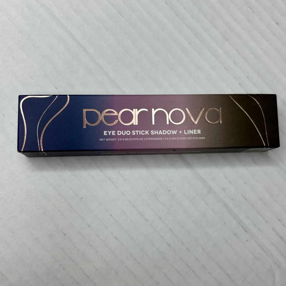 New PEAR NOVA Eye Duo Stick Shadow + Liner - Azurite + Unakite
